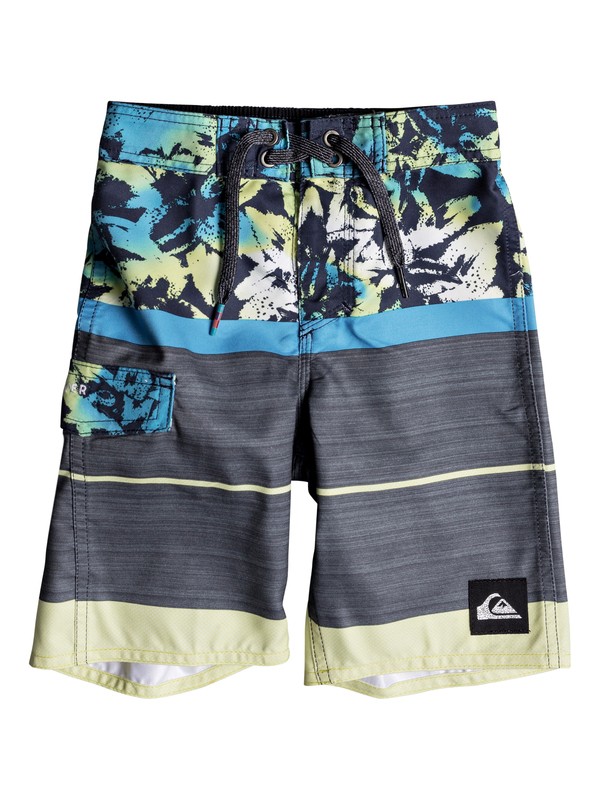 quiksilver, Boys 2-7 Slab Island de 14" Boardshorts, CYAN BLUE (bkv6) 0 Boys 2-7 Slab Island de 14" Boardshorts Azul EQKBS03165 Quiksilver