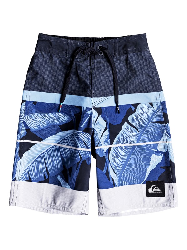 quiksilver, Boys 2 - 7 Slab Island 14" Boardshorts, NAVY BLAZER (byj6) 0 Boys 2 - 7 Slab Island 14" Boardshorts EQKBS03170 Quiksilver