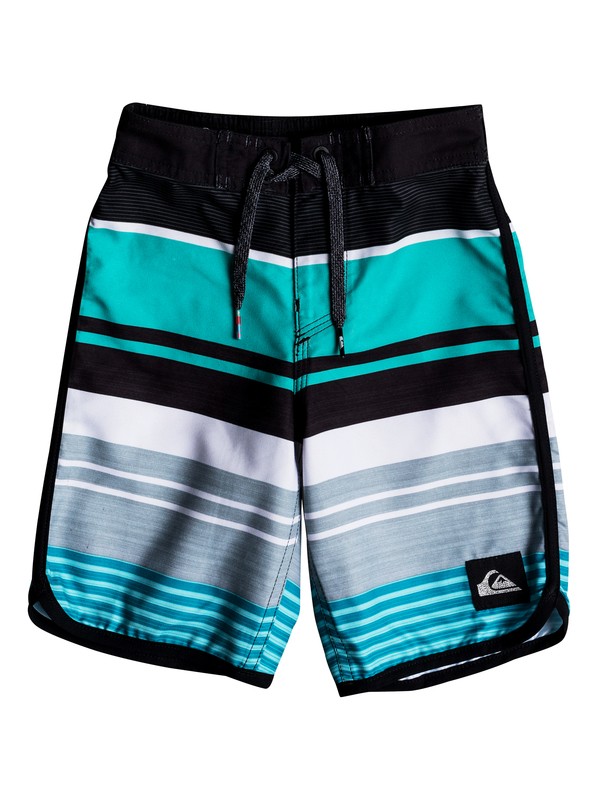 quiksilver, EYE SCALLOP BOY 14, TYPHOON (bny6) 0 EYE SCALLOP BOY 14 Blue EQKBS03174 Quiksilver