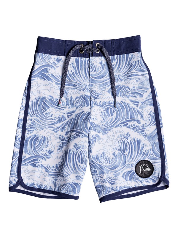 quiksilver, Boy's 2-7 Highline Legend 14" Boardshorts, BIJOU BLUE (bng6) 0 Boy's 2-7 Highline Legend 14" Boardshorts Blue EQKBS03187 Quiksilver