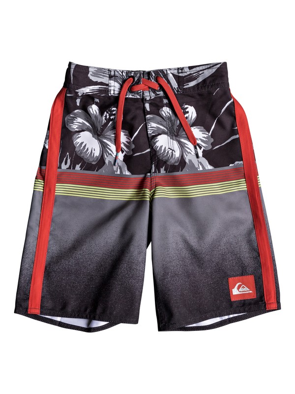 quiksilver, Boy's 2-7 Divide 14" Boardshorts, BLACK (kvj6) 0 Boy's 2-7 Divide 14" Boardshorts Black EQKBS03195 Quiksilver