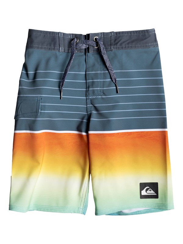 quiksilver, Boy's 2-7 Highline Slab 14" Boardshorts, EBONY (ksd6) 0 Boy's 2-7 Highline Slab 14" Boardshorts Black EQKBS03200 Quiksilver
