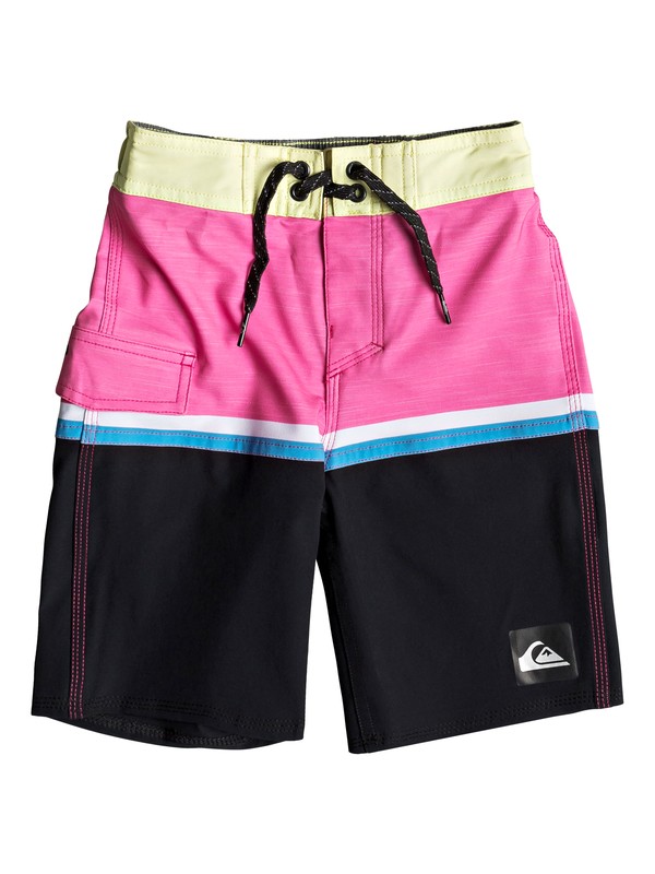 quiksilver, Boy's 2-7 Highline Division 14" Boardshorts, YELLOW IRIS (yzj6) 0 Boy's 2-7 Highline Division 14" Boardshorts Yellow EQKBS03203 Quiksilver