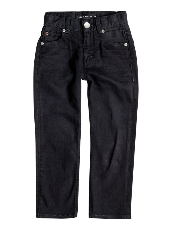 quiksilver, Boy's 2-7 Distorsion Colors Slim Fit Jeans, BLACK (kvj0) 0 Boy's 2-7 Distorsion Colors Slim Fit Jeans EQKDP03044 Quiksilver