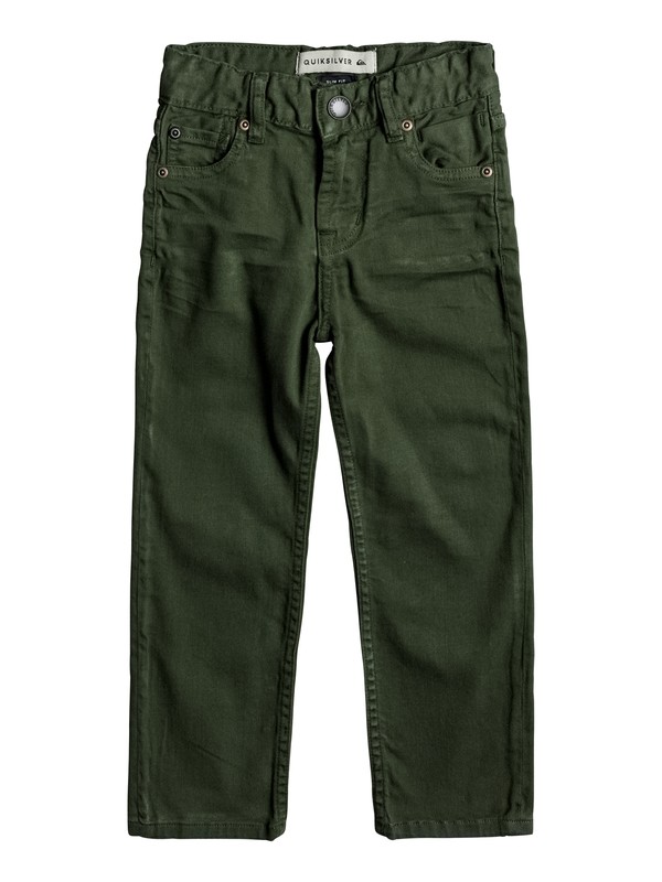 quiksilver, DISTORSION COLORS AW BOY, RIFLE GREEN (gsq0) 0 DISTORSION COLORS AW BOY Verde EQKDP03069 Quiksilver