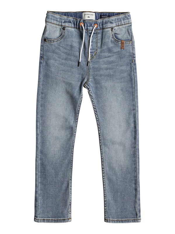 quiksilver, Spikas - Pantalon coupe slim pour Garçon 2-7 ans, SUNNY BLUE (bylw) 0 Spikas - Pantalon coupe slim pour Garçon 2-7 ans Bleu EQKDP03070 Quiksilver