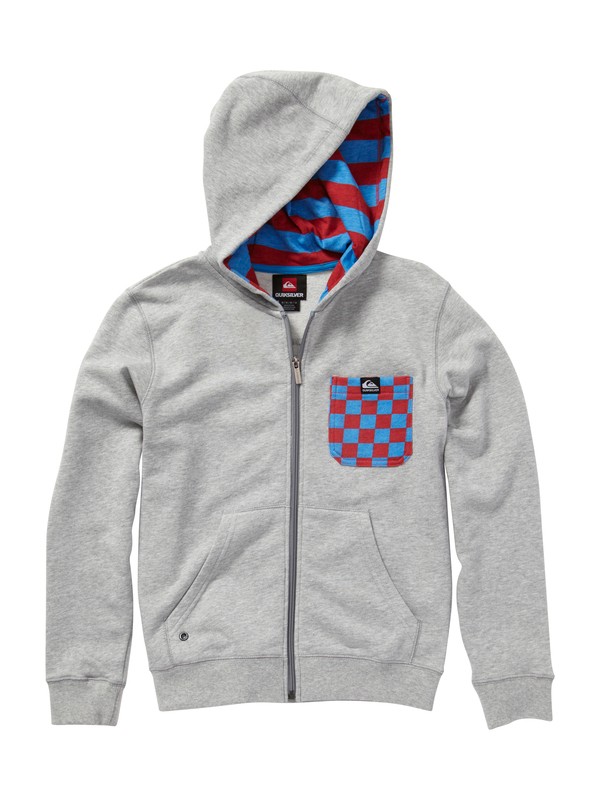 quiksilver, SOLANA CHECKS BOY, LIGHT HEATHER GREY (sznh) 0 SOLANA CHECKS BOY EQKFT00006 Quiksilver
