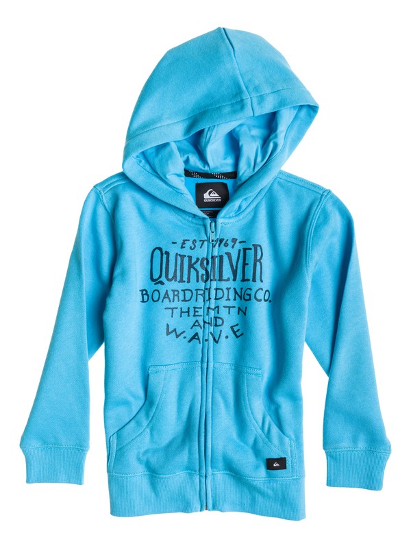 quiksilver, Hood Zip SSDD Boy, NORSE BLUE (bjf0) 0 Hood Zip SSDD Boy EQKFT03052 Quiksilver