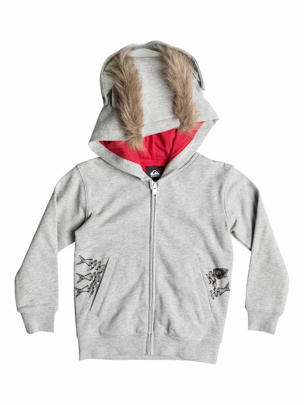 Angry Cat Fleece EQKFT03065 0 Angry Cat Fleece - Sweat à capuche zipé EQKFT03065 Quiksilver