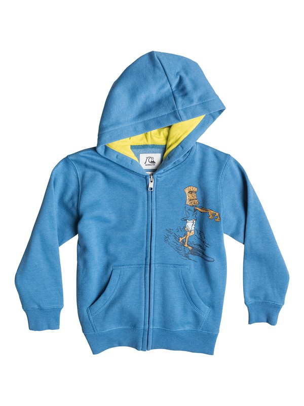 quiksilver, Dead Log - Sweat à capuche zippé, FEDERAL BLUE (bnc0) 0 Dead Log - Sweat à capuche zippé EQKFT03098 Quiksilver