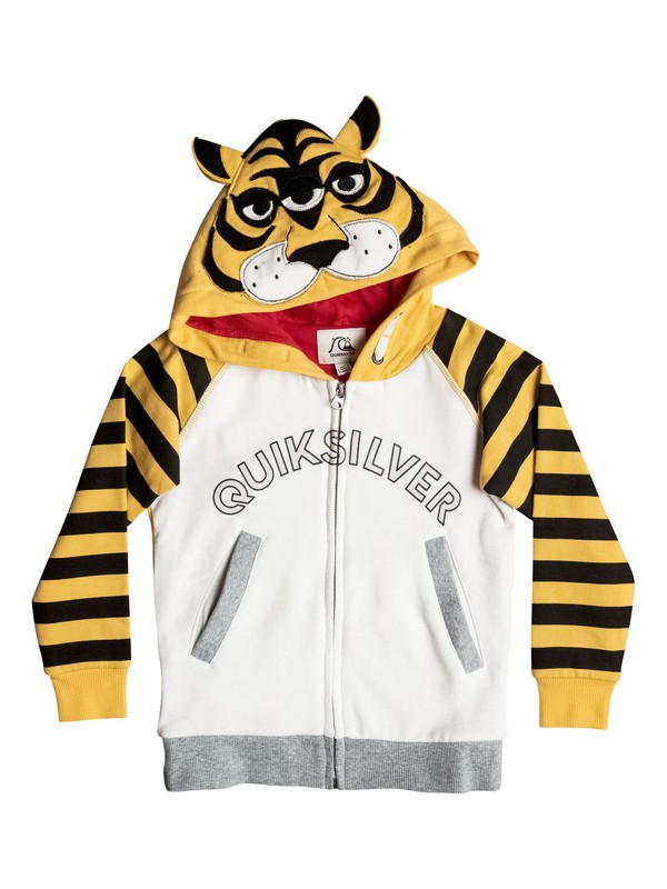 quiksilver, Samba Gold - Sweat à capuche zippé, SAMOAN SUN HEATHER (yzfh) 0 Samba Gold - Sweat à capuche zippé Jaune EQKFT03112 Quiksilver