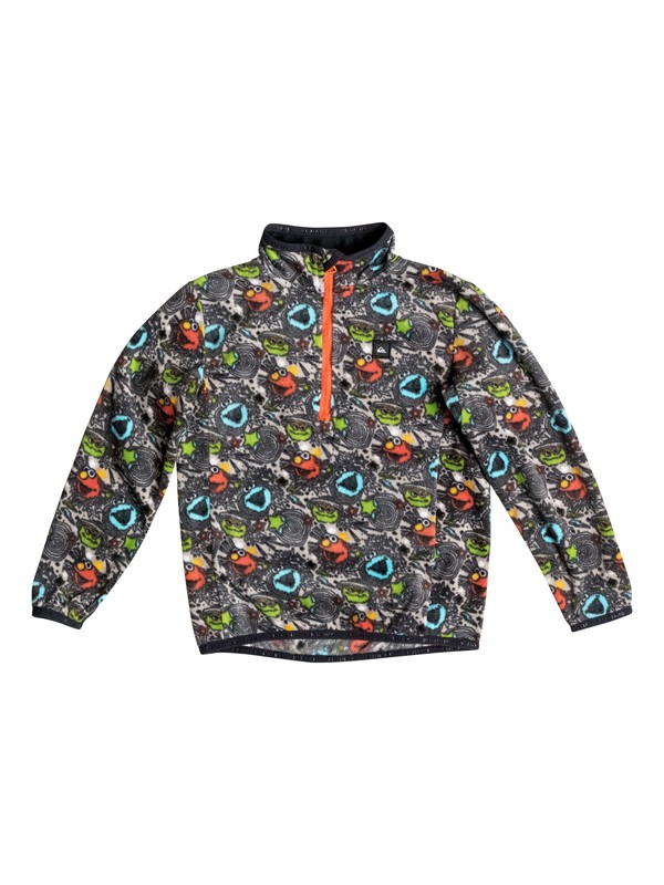 quiksilver, Aker - Polaire technique demi zip, SESAME STREET OSCAR (glq9) 0 Aker - Polaire technique demi zip EQKFT03135 Quiksilver