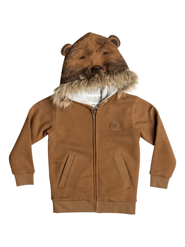quiksilver, Bear - Bären-Hoodie, BEAR (cqf0) 0 Bear - Bären-Hoodie Braun EQKFT03143 Quiksilver