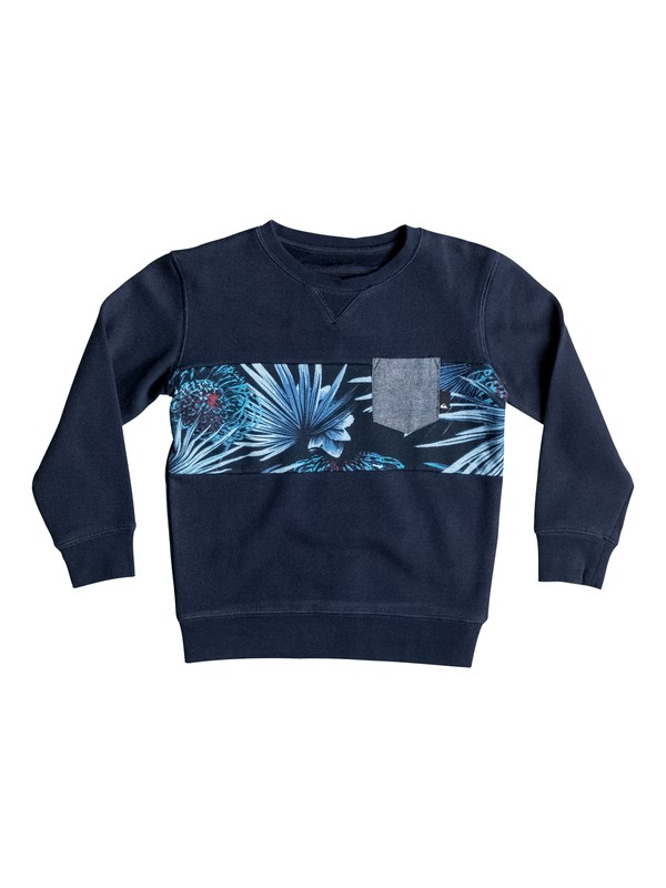 quiksilver, Boy's 2-7 Strange Night Pullover Sweatshirt, NAVY BLAZER (byj0) 0 Boy's 2-7 Strange Night Pullover Sweatshirt EQKFT03157 Quiksilver