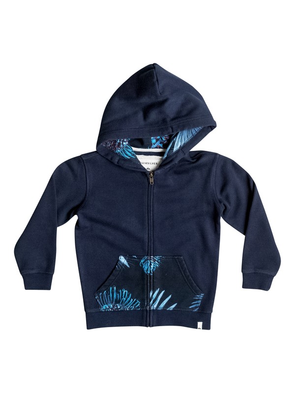 quiksilver, Boy's 2-7 Decided Fate Zip-Up Hoodie, NAVY BLAZER (byj0) 0 Boy's 2-7 Decided Fate Zip-Up Hoodie EQKFT03158 Quiksilver