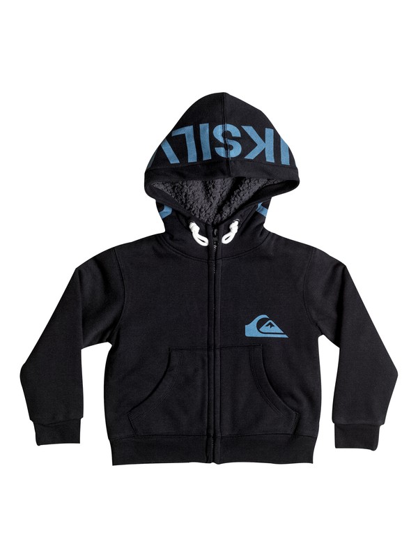 quiksilver, Boy's 2-7 Best Wave Sherpa Zip-Up Hoodie, BLACK (kvj0) 0 Boy's 2-7 Best Wave Sherpa Zip-Up Hoodie EQKFT03159 Quiksilver