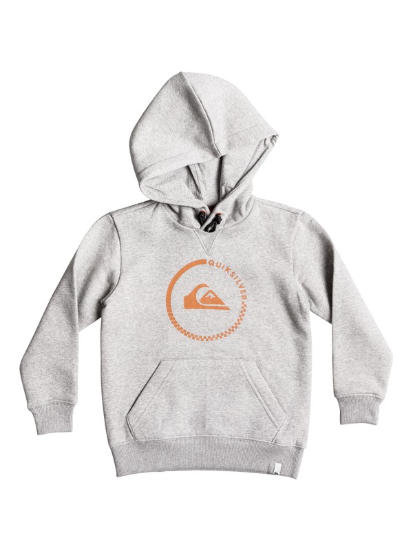 quiksilver, Boy's 2-7 Big Logo Hoodie, LIGHT GREY HEATHER (sgrh) 0 Boy's 2-7 Big Logo Hoodie EQKFT03161 Quiksilver