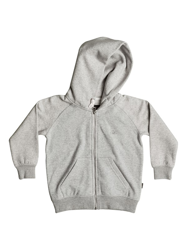 quiksilver, Niños 2-7 Sudadera con Cremallera y Capucha Everyday, LIGHT GREY HEATHER (sgrh) 0 Niños 2-7 Sudadera con Cremallera y Capucha Everyday EQKFT03169 Quiksilver