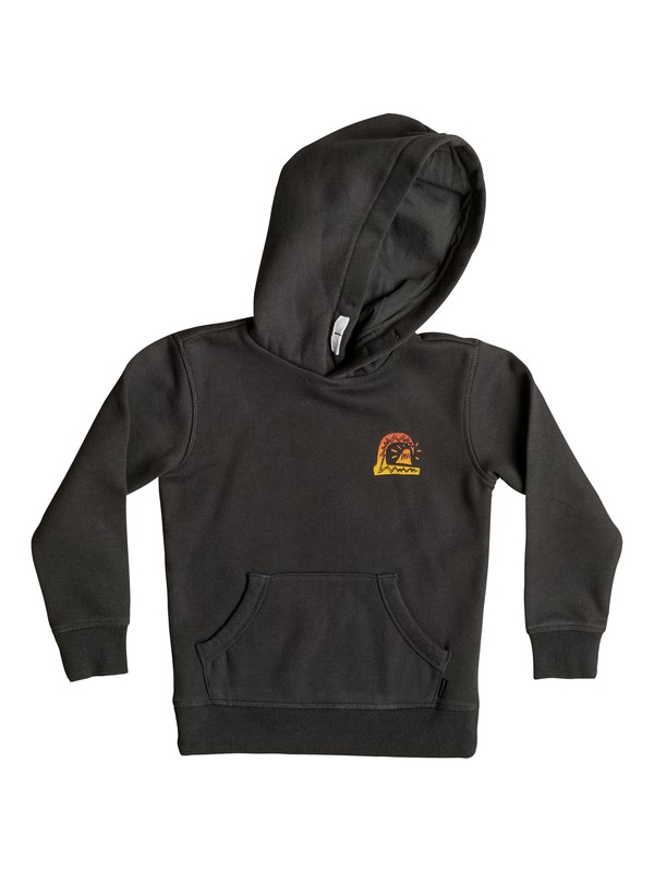 quiksilver, Boy's 2-7 Fluro Beach Hoodie, TARMAC (kta0) 0 Boy's 2-7 Fluro Beach Hoodie EQKFT03175 Quiksilver