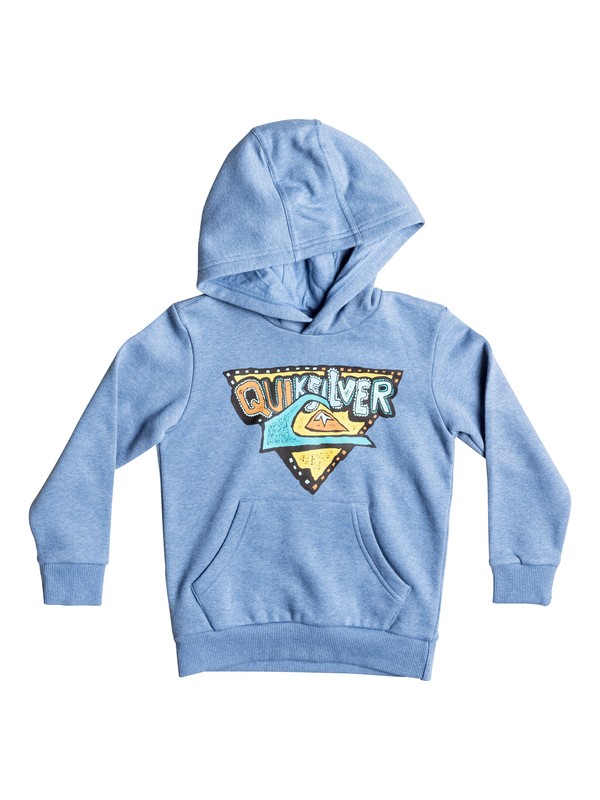 quiksilver, Tinam - Sweat à capuche pour Garçon 2-7 ans, TURKISH SEA HEATHER (bqsh) 0 Tinam - Sweat à capuche pour Garçon 2-7 ans EQKFT03213 Quiksilver