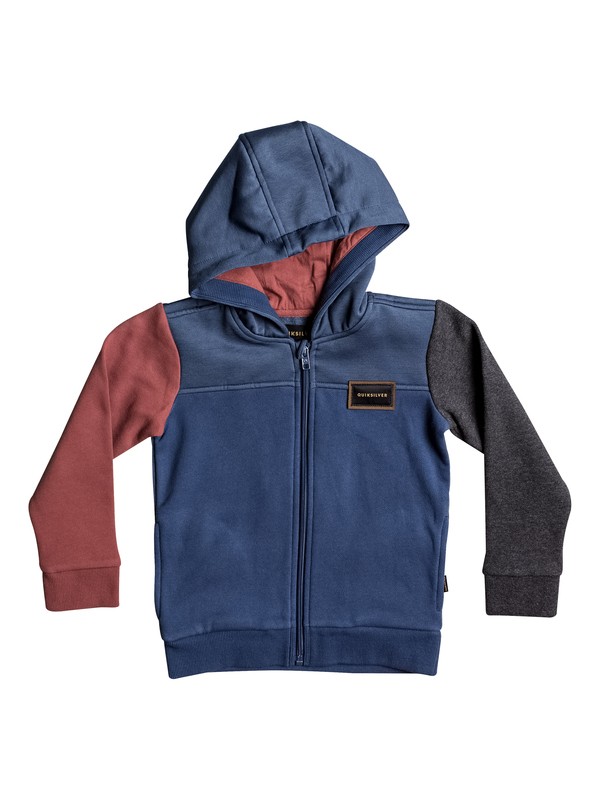 quiksilver, Thazi - Sweat à capuche zippé pour Garçon 2-7 ans, DARK DENIM (brq0) 0 Thazi - Sweat à capuche zippé pour Garçon 2-7 ans EQKFT03214 Quiksilver