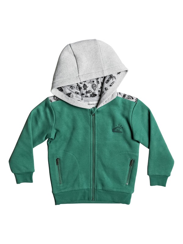 quiksilver, Mindon - Sweat à capuche zippé pour Garçon 2-7 ans, FIR (gqb0) 0 Mindon - Sweat à capuche zippé pour Garçon 2-7 ans EQKFT03220 Quiksilver