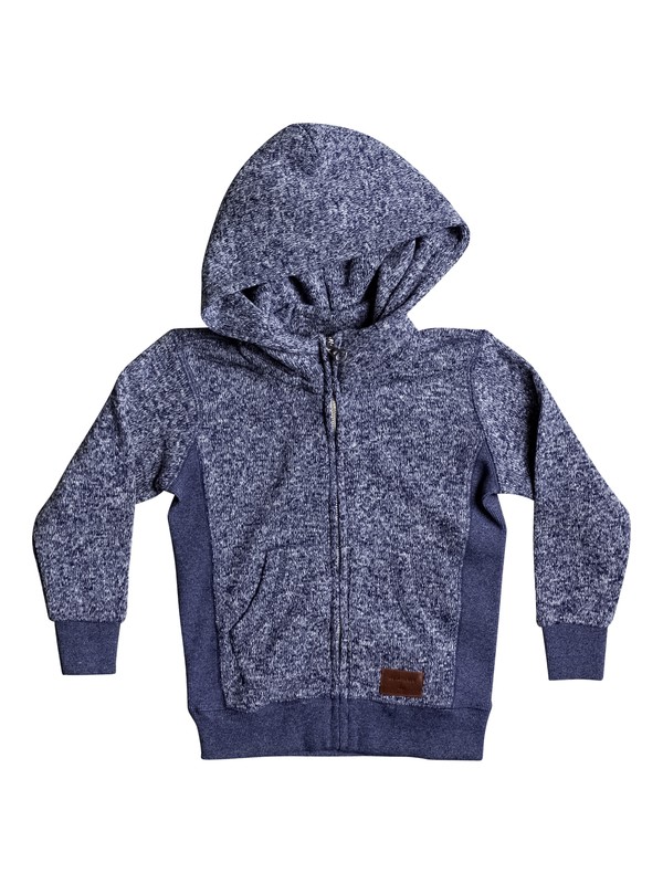 quiksilver, Keller - Sweat à capuche zippé, MEDIEVAL BLUE HEATHER (bteh) 0 Keller - Sweat à capuche zippé Bleu EQKFT03225 Quiksilver