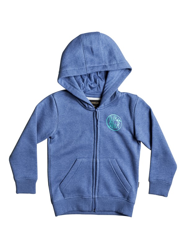quiksilver, Sagu - Zip-Up Hoodie, TURKISH SEA HEATHER (bqsh) 0 Sagu - Zip-Up Hoodie EQKFT03231 Quiksilver