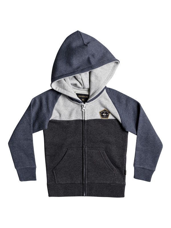 quiksilver, Boys 2 - 7 Sun Melt Zip-Up Hoodie, NAVY BLAZER HEATHER (byjh) 0 Boys 2 - 7 Sun Melt Zip-Up Hoodie EQKFT03241 Quiksilver