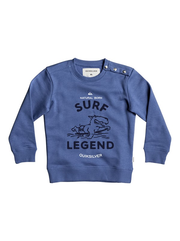 quiksilver, Ed Finhands - Sweat, BRIGHT COBALT (bpc0) 0 Ed Finhands - Sweat Bleu EQKFT03242 Quiksilver