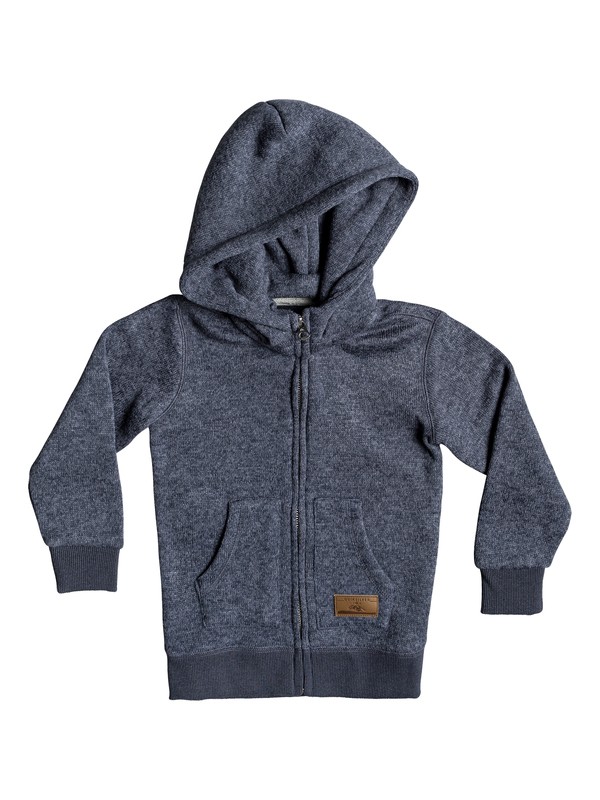 quiksilver, Keller ZipUp Hooded Fleece, NAVY BLAZER HEATHER (byjh) 0 Keller ZipUp Hooded Fleece Azul EQKFT03258 Quiksilver