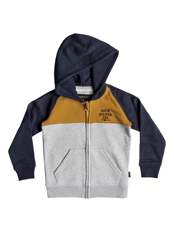 quiksilver, Sun Melt - Sudadera con capucha y cremallera para Chicos 2-7, INCA GOLD (nmy0) 0 Sun Melt - Sudadera con capucha y cremallera para Chicos 2-7 Naranja EQKFT03259 Quiksilver