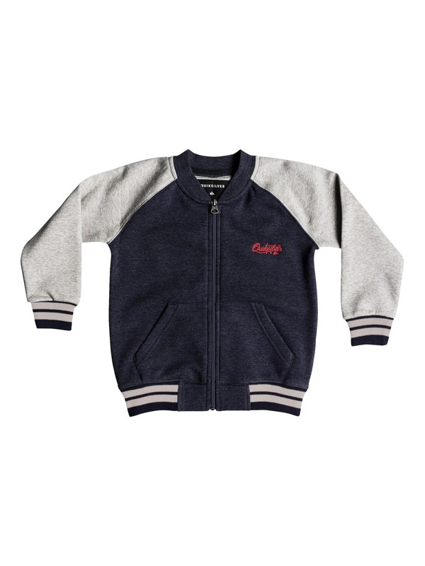 quiksilver, You Koso - Bomber Sweatshirt for Boys 2-7, NAVY BLAZER HEATHER (byjh) 0 You Koso - Bomber Sweatshirt for Boys 2-7 Blue EQKFT03260 Quiksilver