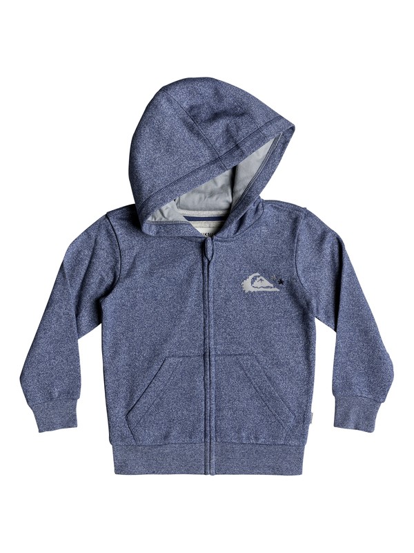 quiksilver, Boy's 2-7 Legend Zip-Up Hoodie, BIJOU BLUE HEATHER (bngh) 0 Boy's 2-7 Legend Zip-Up Hoodie Blue EQKFT03263 Quiksilver