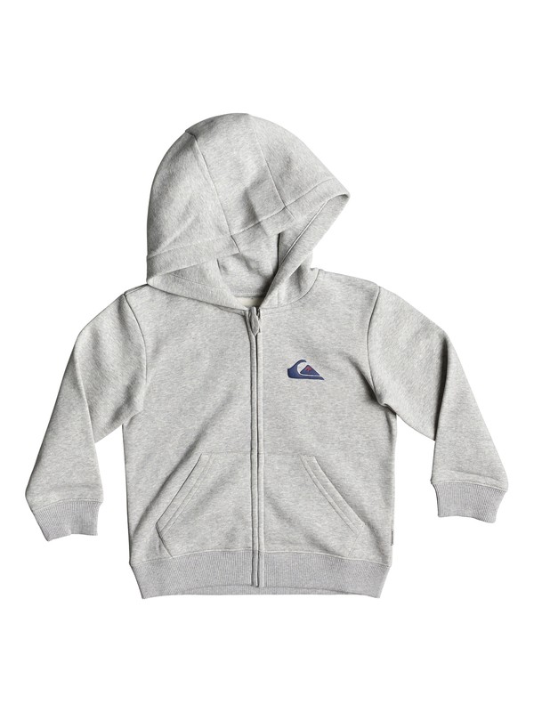 quiksilver, Boy's 2-7 Jam It Zip-Up Hoodie, LIGHT GREY HEATHER (sjsh) 0 Boy's 2-7 Jam It Zip-Up Hoodie Grey EQKFT03278 Quiksilver