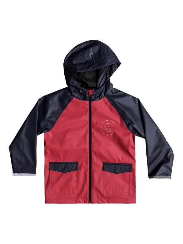 quiksilver, Geroka - Veste de pluie, MINERAL RED (mmz0) 0 Geroka - Veste de pluie Rose EQKJK03084 Quiksilver