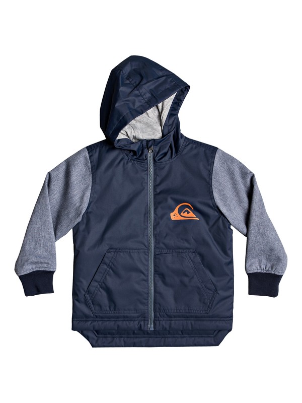 quiksilver, Monks Of Doom - Hooded Parka for Boys 2-7, NAVY BLAZER (byj0) 0 Monks Of Doom - Hooded Parka for Boys 2-7 Blue EQKJK03095 Quiksilver