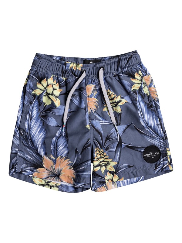 quiksilver, Pua 12" - Traje De Baño, TARMAC (kta6) 0 Pua 12" - Traje De Baño Negro EQKJV03041 Quiksilver