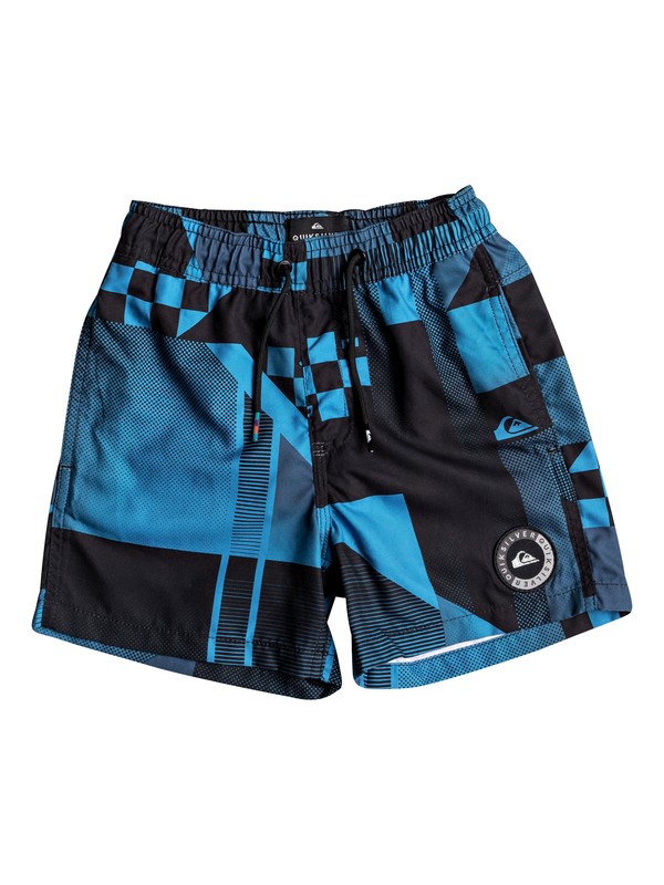 quiksilver, Checker 12" - Swim Shorts for Boys 2-7, ATOMIC BLUE (bmm6) 0 Checker 12" - Swim Shorts for Boys 2-7 Blue EQKJV03042 Quiksilver