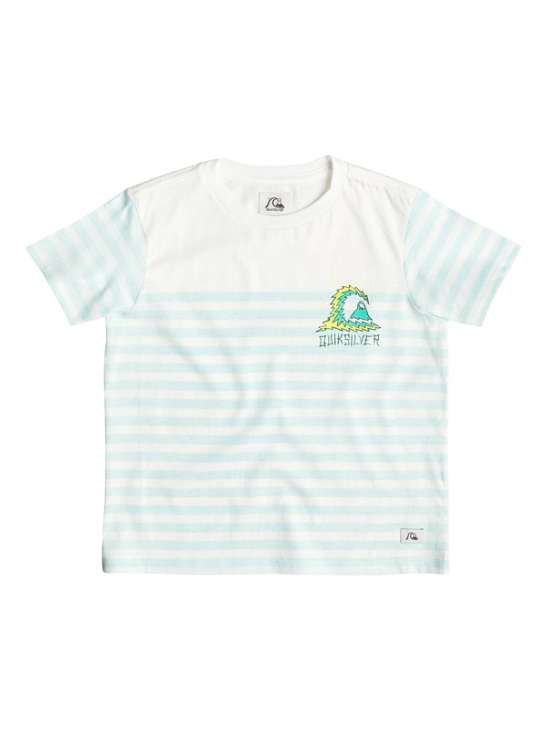 quiksilver, Storm Stripe - T-shirt, ARUBA BLUE (bfk0) 0 Storm Stripe - T-shirt EQKKT03047 Quiksilver