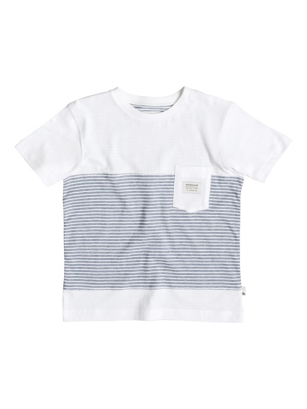 quiksilver, Boy's 2-7 Full Tide Pocket Tee, WHITE (wbb0) 0 Boy's 2-7 Full Tide Pocket Tee EQKKT03063 Quiksilver
