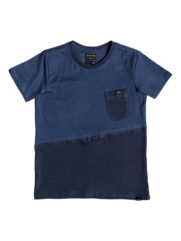quiksilver, KAPITAL RIDE TEE BOY, DARK DENIM (brq0) 0 KAPITAL RIDE TEE BOY EQKKT03069 Quiksilver