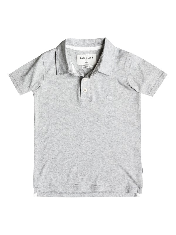 quiksilver, Boy's 2-7 Everyday Sun Cruise Polo Shirt, LIGHT GREY HEATHER (sgrh) 0 Boy's 2-7 Everyday Sun Cruise Polo Shirt EQKKT03070 Quiksilver