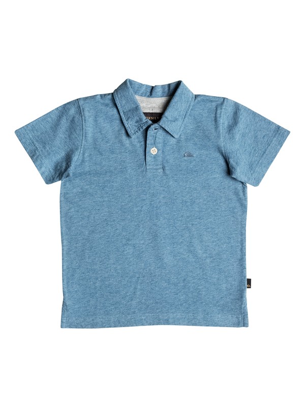 quiksilver, Boy's 2-7 Dry Harbour Polo Shirt, CAPTAINS BLUE HEATHER (bmeh) 0 Boy's 2-7 Dry Harbour Polo Shirt EQKKT03078 Quiksilver