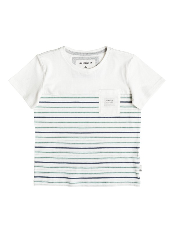quiksilver, Boy's 2-7 Full Tide Tee, WHITE (wbb0) 0 Boy's 2-7 Full Tide Tee EQKKT03099 Quiksilver