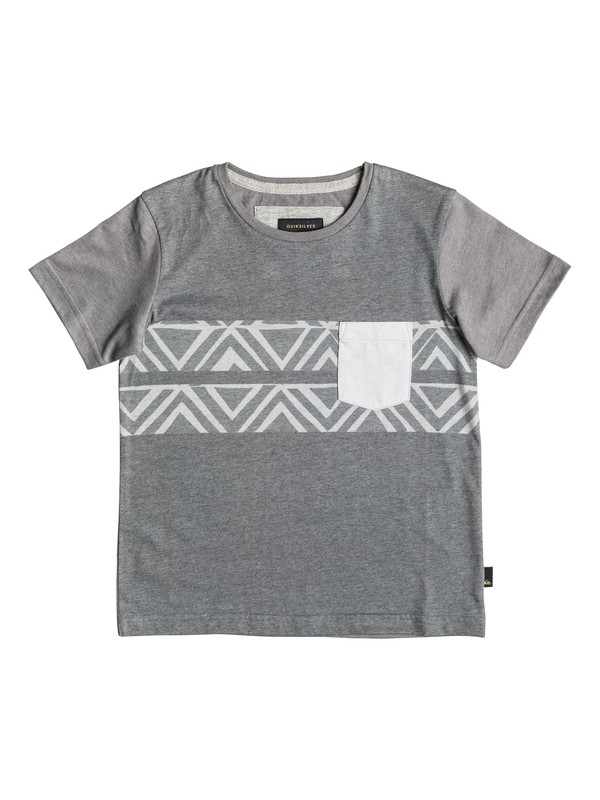 quiksilver, Boy's 2-7 Den Man Tee, DARK GREY HEATHER (ktfh) 0 Boy's 2-7 Den Man Tee EQKKT03100 Quiksilver