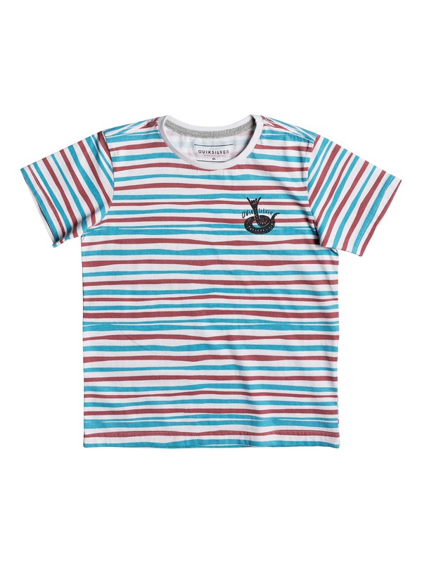 quiksilver, Rail Fiction - T Shirt col rond pour Garçon 2-7 ans, WHITE (wbb0) 0 Rail Fiction - T Shirt col rond pour Garçon 2-7 ans Blanc EQKKT03125 Quiksilver