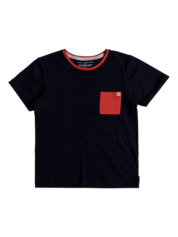 quiksilver, Boys 2-7 Papaikou Camiseta con Bolsillo, NAVY BLAZER (byj0) 0 Boys 2-7 Papaikou Camiseta con Bolsillo Azul EQKKT03132 Quiksilver