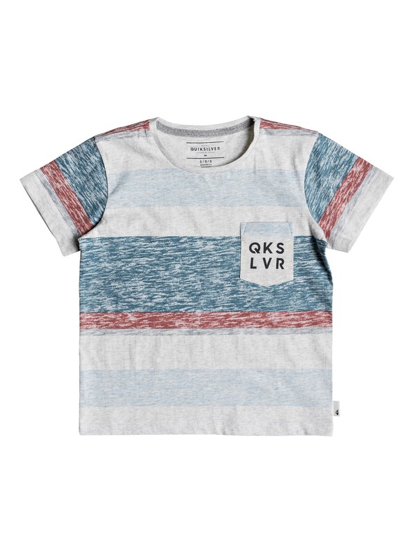 quiksilver, Boy's 2-7 Reverse Pocket Tee, TAPESTRY (bph0) 0 Boy's 2-7 Reverse Pocket Tee Blue EQKKT03152 Quiksilver