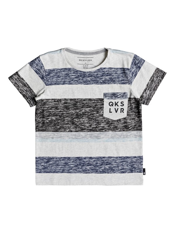 quiksilver, Boy's 2-7 Reverse Pocket Tee, TARMAC (kta0) 0 Boy's 2-7 Reverse Pocket Tee Black EQKKT03152 Quiksilver
